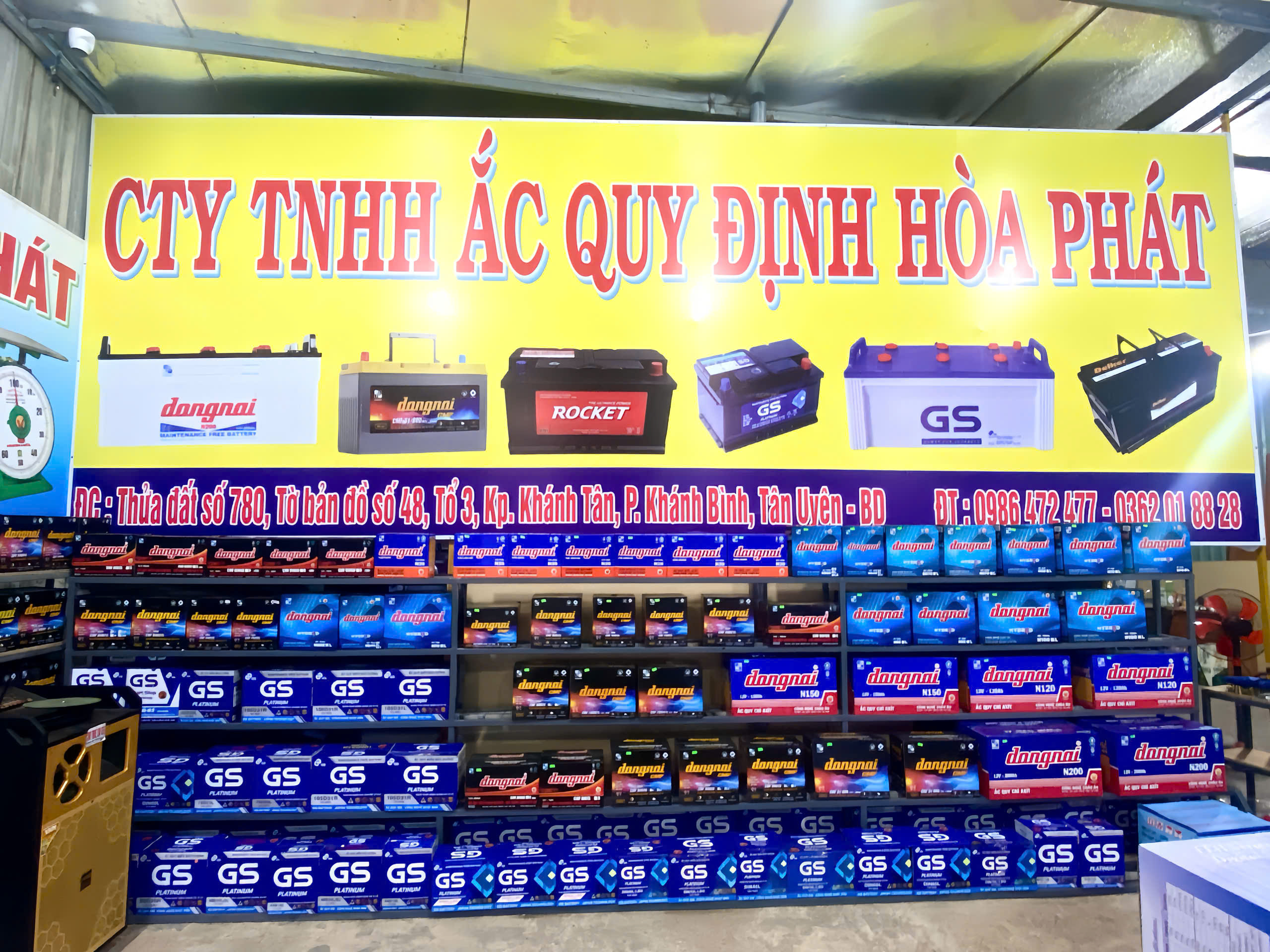 Ắc quy Tân Uyên Định Hoà Phát